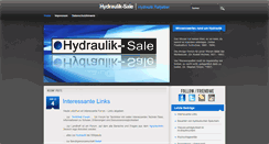 Desktop Screenshot of hydraulik-sale.de
